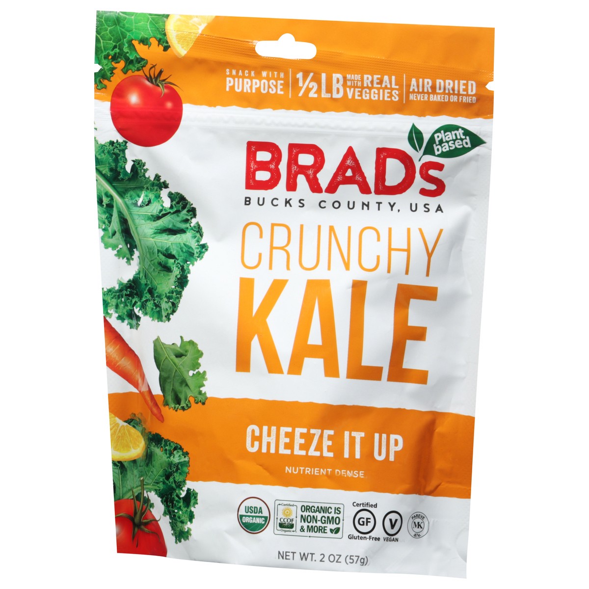 slide 3 of 9, Brad's Brads Org Kale Cheez U Up, 2 oz