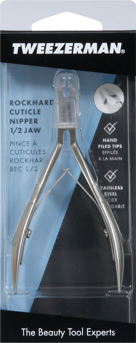 slide 6 of 9, Tweezerman Rockhard Cuticle Nipper, Half Jaw, 1 ct