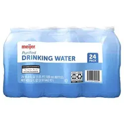 Meijer Purified Drinking Water Bottles 24-Pack