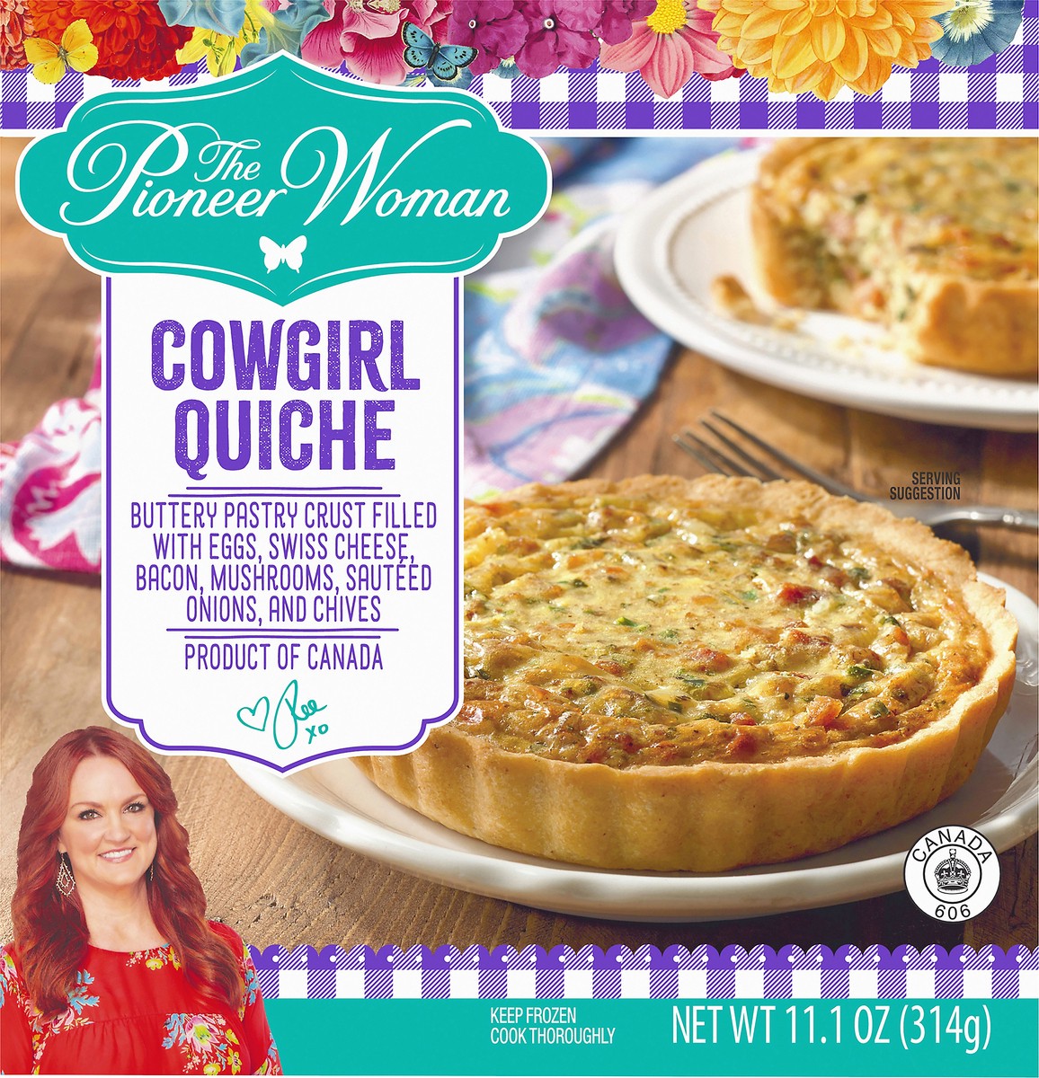 slide 10 of 10, The Pioneer Woman Cowgirl Quiche, 11.2 oz Box, 314 g