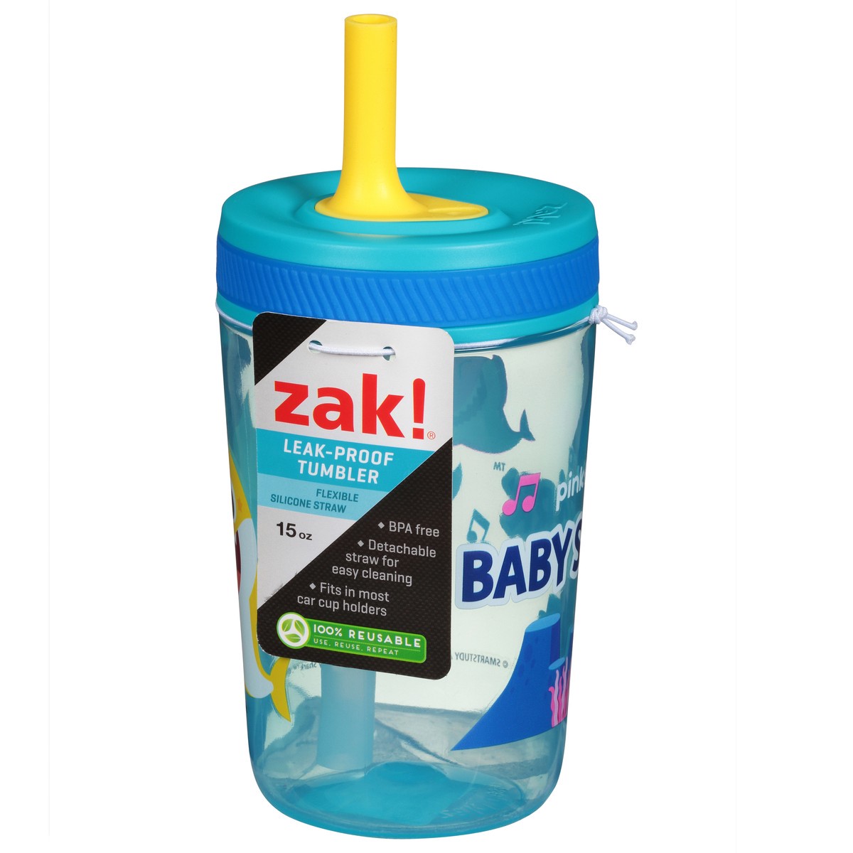 slide 9 of 12, Zak! Designs Zak Designs, Inc. Zak! Tumbler, Leak-Proof, 15 Ounce, 1 ct