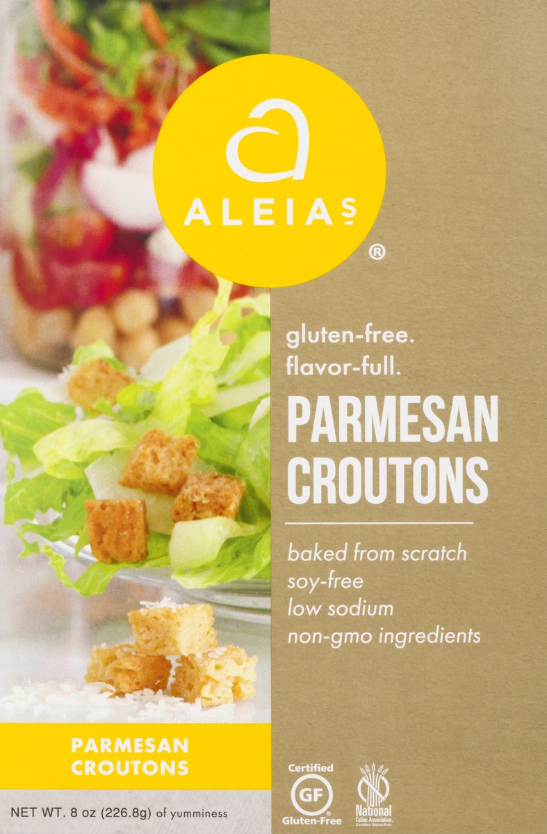 slide 13 of 13, Aleia's Parmesan Croutons 8 oz, 8 oz