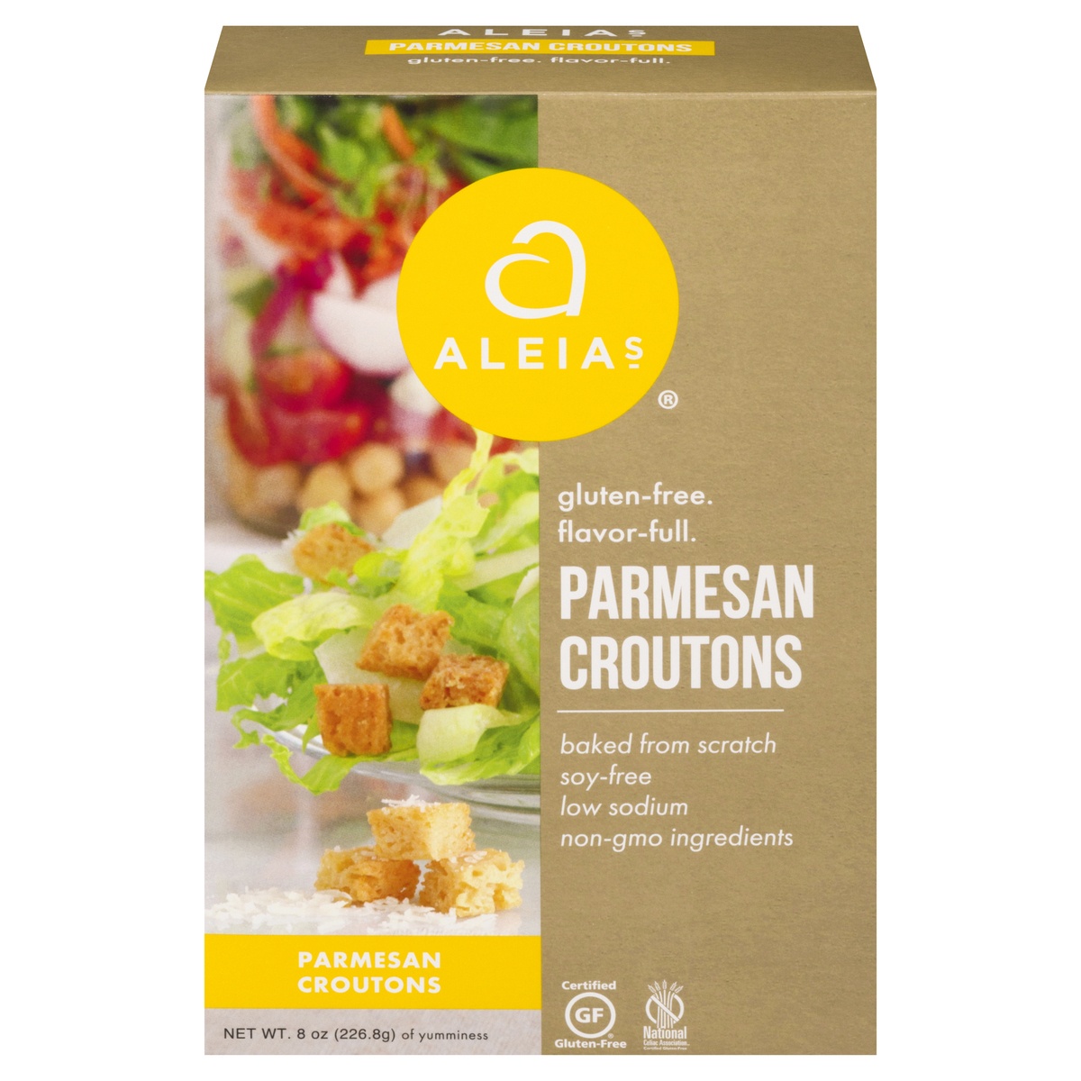 slide 1 of 1, Aleia's Gluten Free Parmesan Croutons, 8 oz