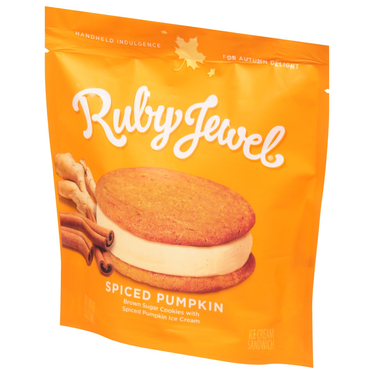 slide 11 of 12, Ruby Jewel Spiced Pumpkin Ice Cream Sandwich 5.25 fl oz, 5.25 fl oz