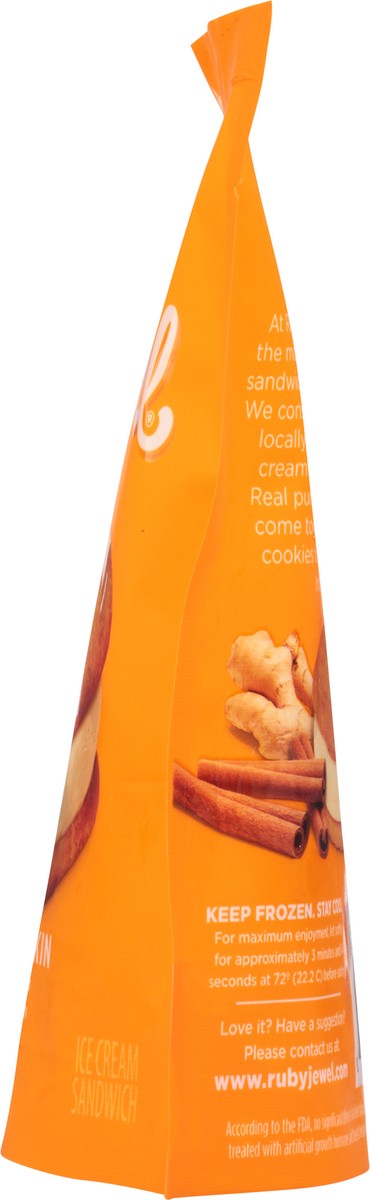 slide 2 of 12, Ruby Jewel Spiced Pumpkin Ice Cream Sandwich 5.25 fl oz, 5.25 fl oz