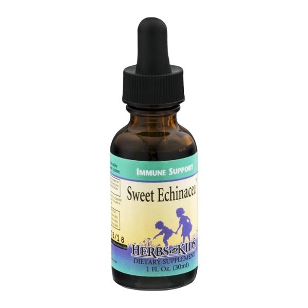 slide 1 of 1, Herbs for Kids Immune Support Dietary Supplement Sweet Echinacea, 1 fl oz