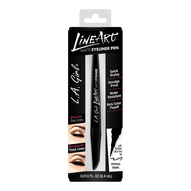 slide 1 of 4, L.A. Girl Eyeliner Pen 0.014 oz, 0.01 oz