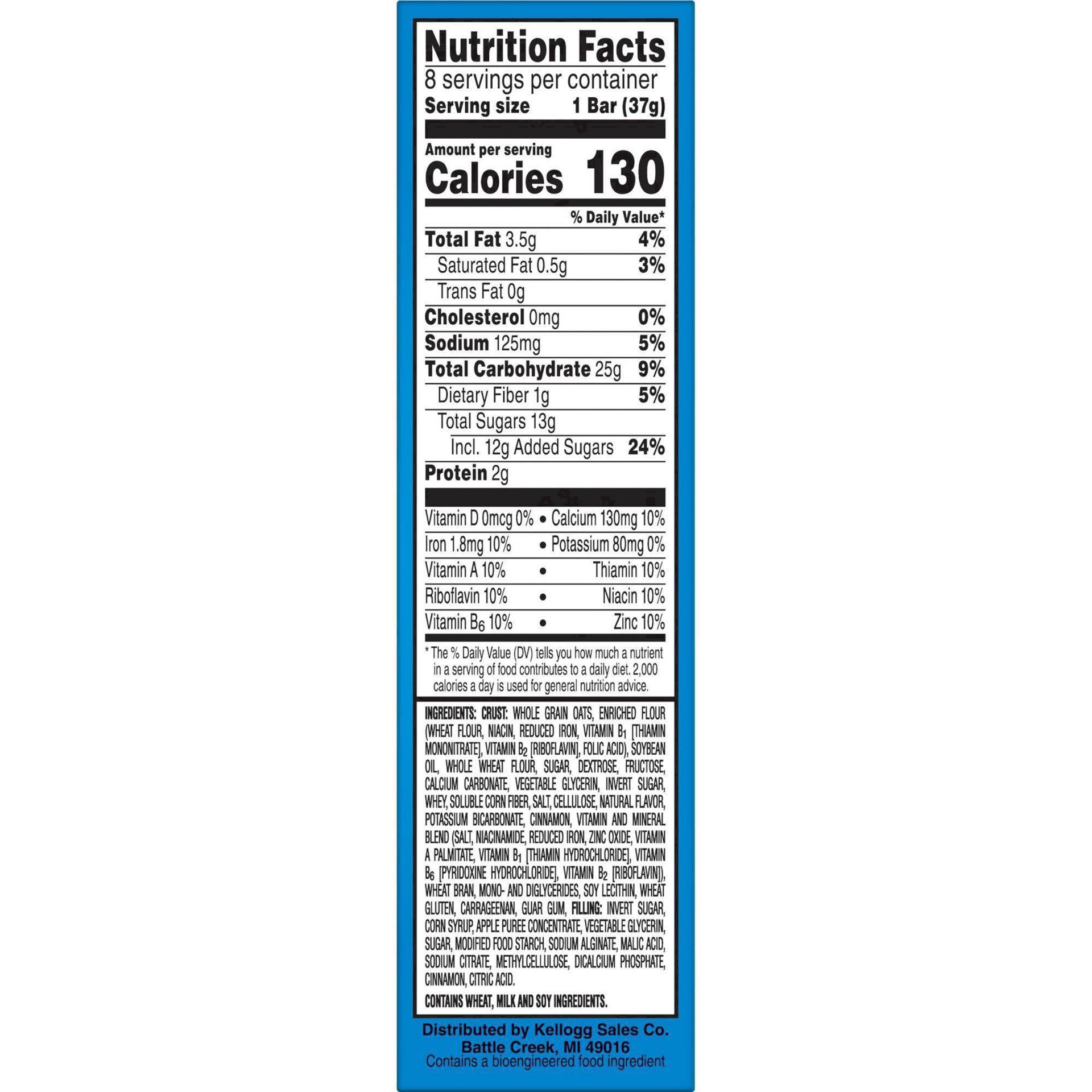 slide 60 of 99, Nutri-Grain Soft Baked Breakfast Bars, Apple Cinnamon, 10.4 oz, 8 Count, 10.4 oz