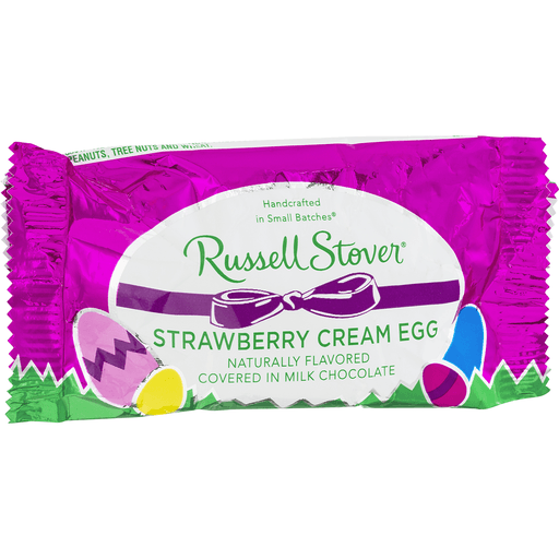slide 2 of 9, Russell Stover Strawberry Creme Egg in Milk Chocolate, 1 oz