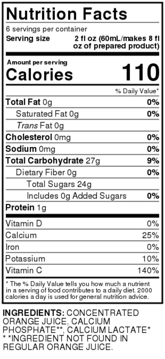 slide 5 of 8, Hy-vee 100% Calcium Added Orange Juice Frozen Concentrate, 12 fl oz