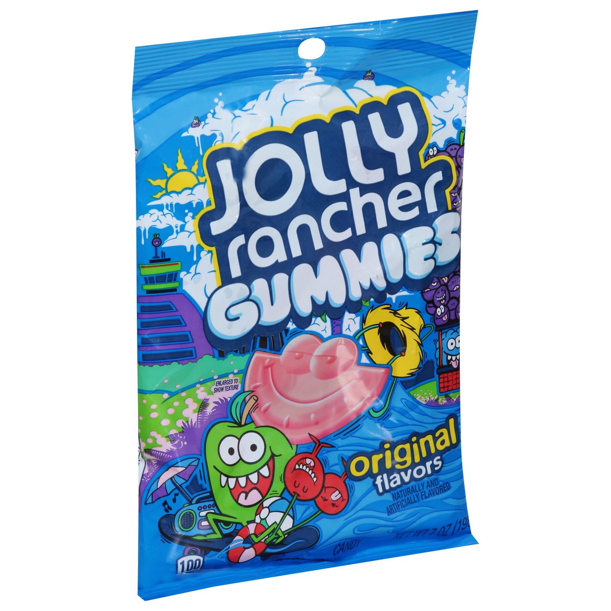 slide 5 of 11, JOLLY RANCHER Gummies Original Fruit Flavored Candy Bag, 7 oz, 12 ct; 7 oz