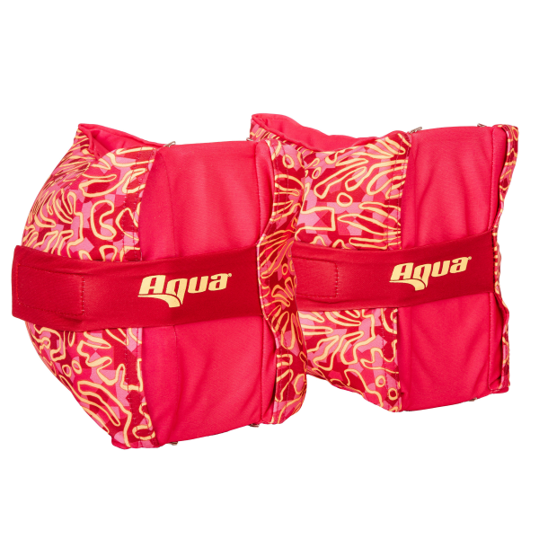 slide 8 of 29, AQUA LEISURE Aqua Fabric Arm Floats Assortment Pink, 1 ct