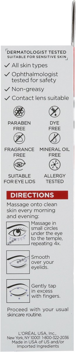 slide 3 of 9, Revitalift Derm Intensives 2.5% Hyaluronic Acid + Caffeine Brightening Eye Serum 0.67 fl oz, 0.67 fl oz