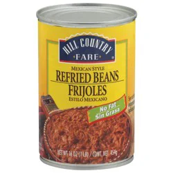 Hill Country Fare Mexican Style Refried Beans