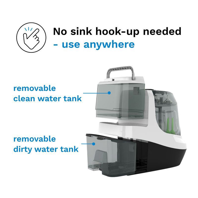 slide 9 of 9, Baby Brezza Bottle Washer Pro - White, 1 ct