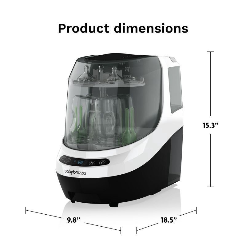 slide 8 of 9, Baby Brezza Bottle Washer Pro - White, 1 ct