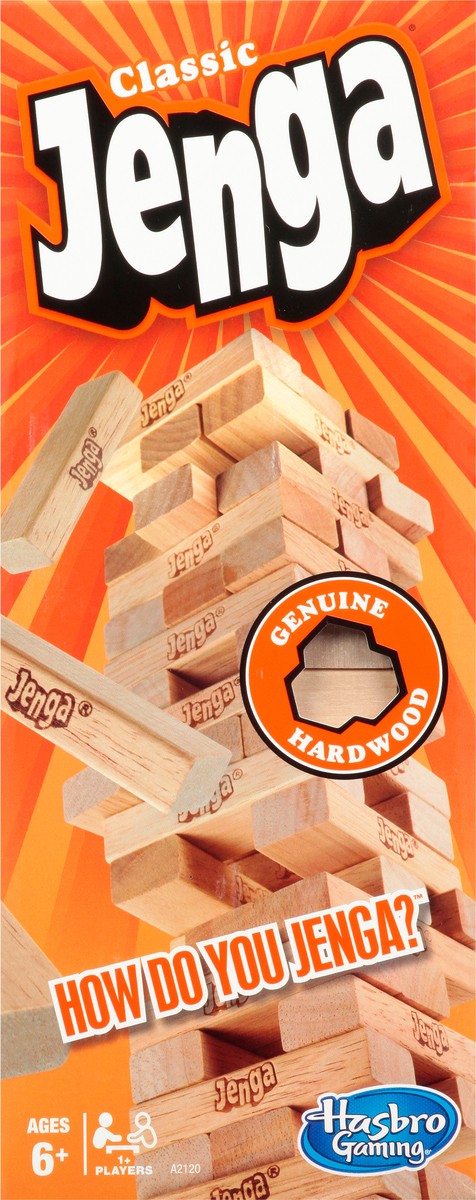 slide 1 of 12, Hasbro Classic Jenga Game, 1 ct