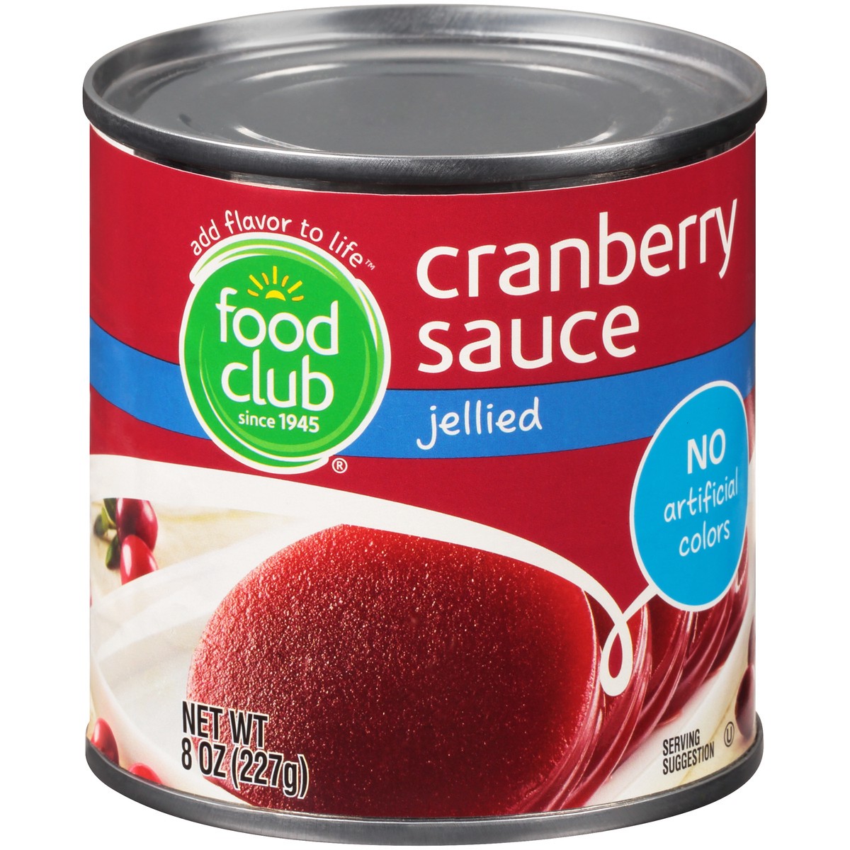 slide 2 of 9, Food Club Jellied Cranberry Sauce, 8 oz