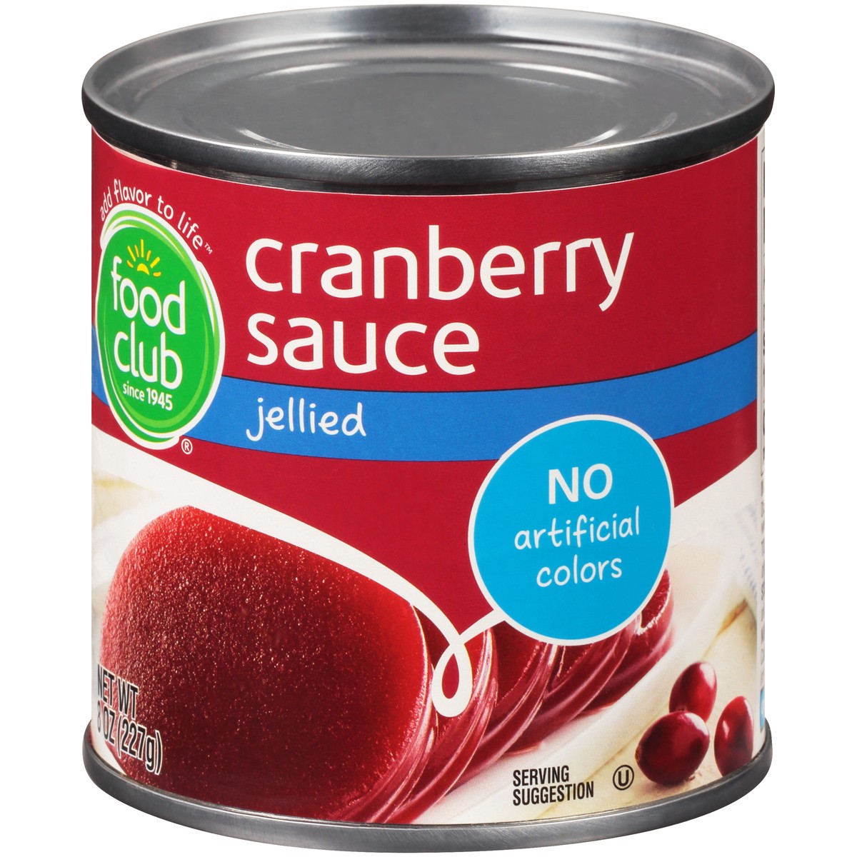 slide 3 of 9, Food Club Jellied Cranberry Sauce, 8 oz