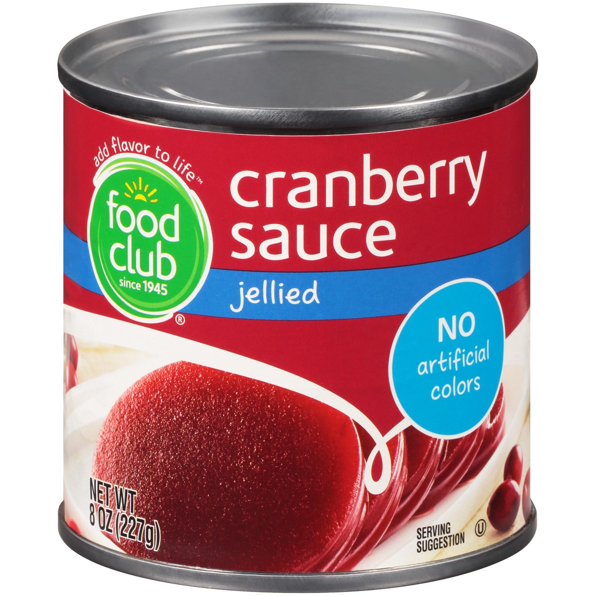 slide 1 of 9, Food Club Jellied Cranberry Sauce, 8 oz