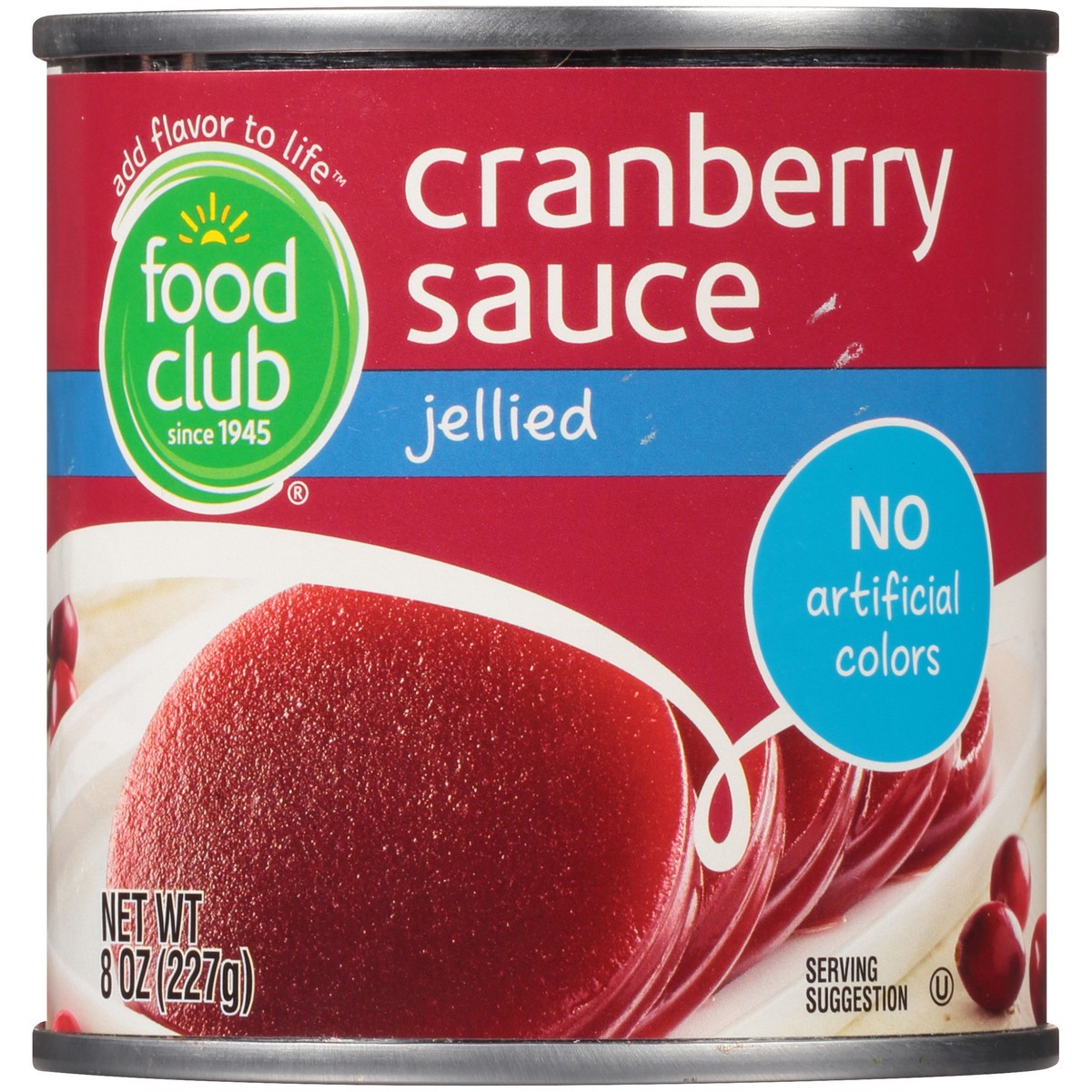 slide 6 of 9, Food Club Jellied Cranberry Sauce, 8 oz