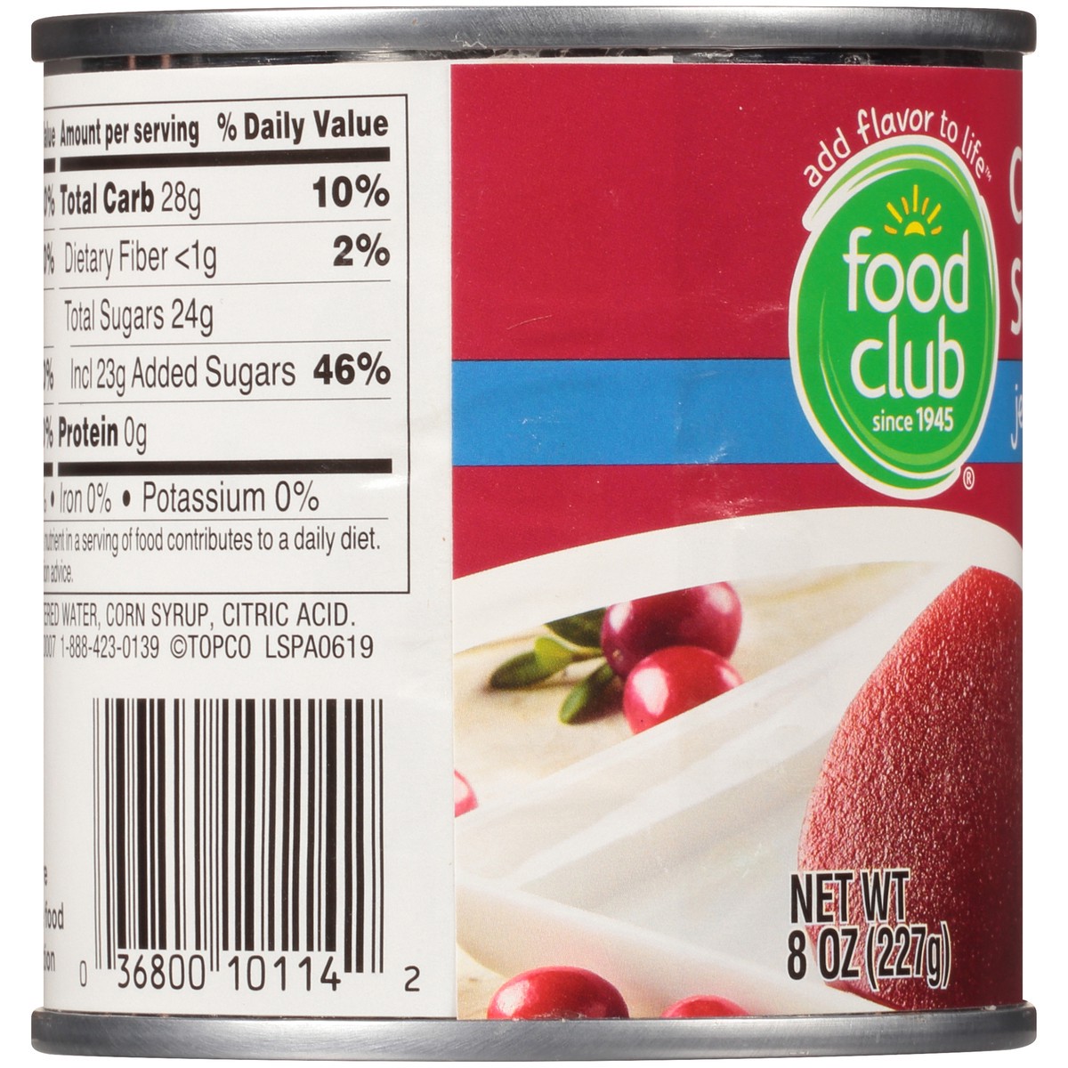 slide 7 of 9, Food Club Jellied Cranberry Sauce, 8 oz