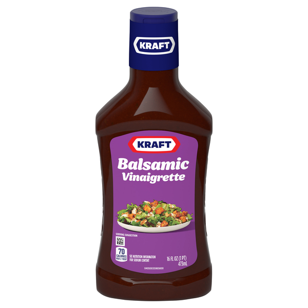 slide 1 of 4, Kraft Balsamic Dressing, 16 oz