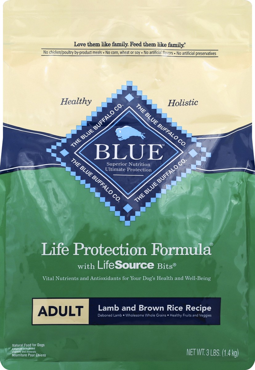 slide 3 of 6, Blue Food for Dogs 3 lb, 3 lb