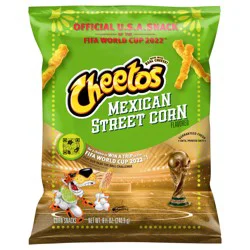 Cheetos Cheese Flavored Snacks Mexican Street Corn Flavored 8 1/2 Oz