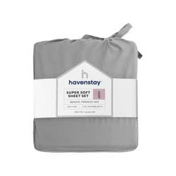 Havenstay Queen Gray Sheets