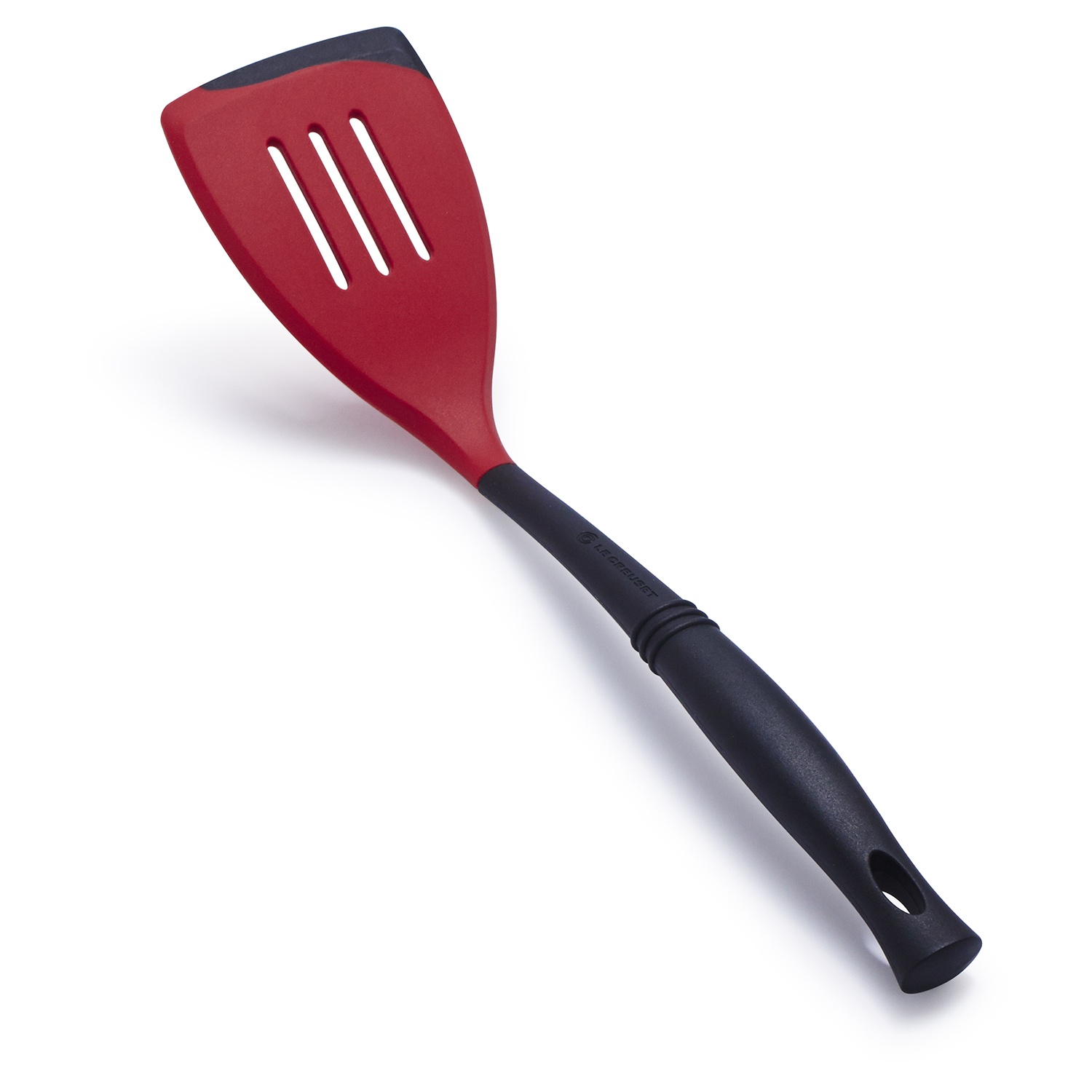 slide 1 of 1, Le Creuset Turner Slotted Silicone Revol Cherry, 1 ct