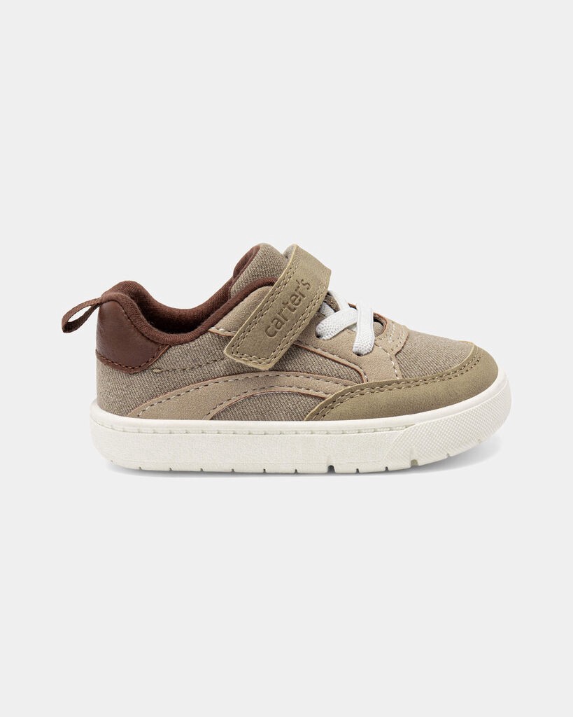 slide 6 of 6, Carter's Carters Baby Boy Every Step® First Walker Casual Shoes - Khaki/White Khaki/Ivory 3, 1 ct