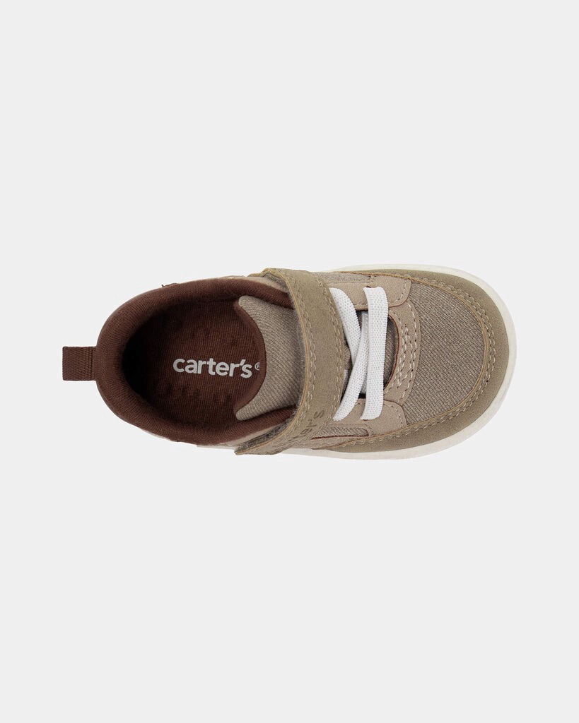 slide 2 of 6, Carter's Carters Baby Boy Every Step® First Walker Casual Shoes - Khaki/White Khaki/Ivory 3, 1 ct