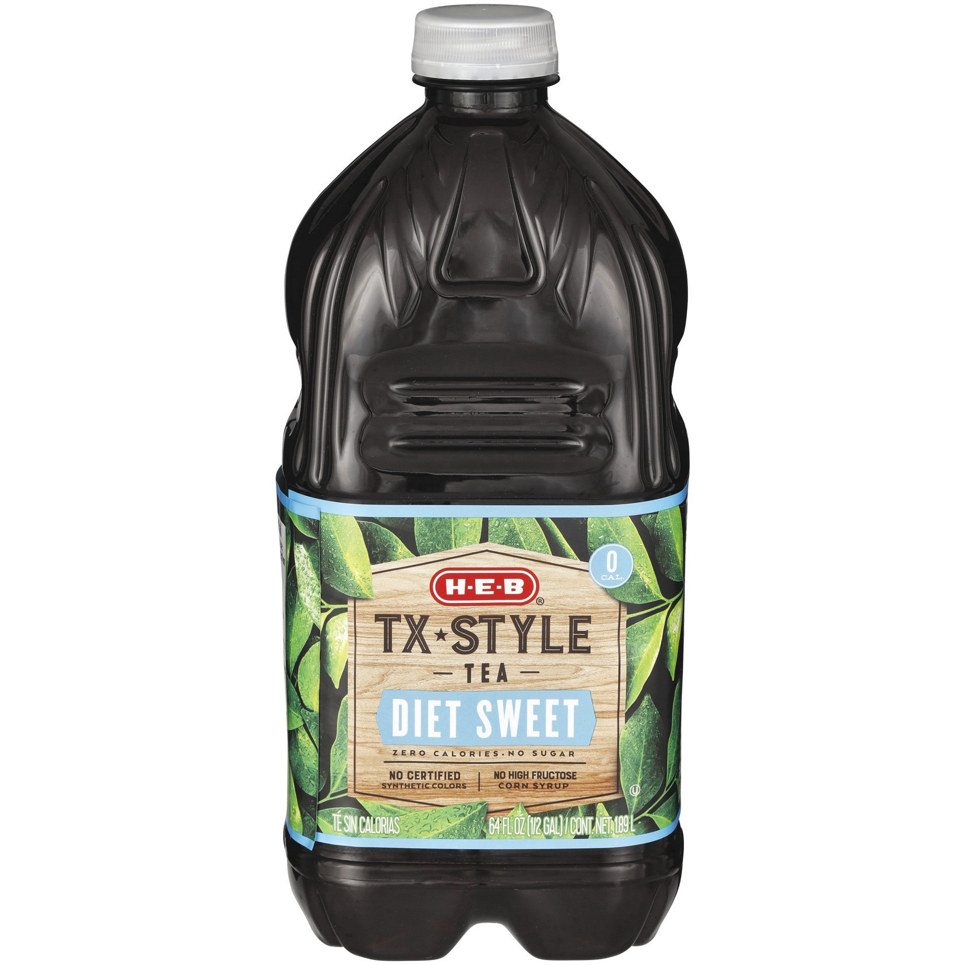 slide 1 of 1, H-E-B Diet Texas Style Sweet Tea - 64 oz, 64 oz