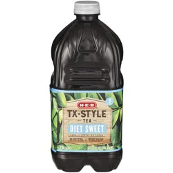 H-E-B Diet Texas Style Sweet Tea - 64 oz
