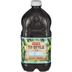 H-E-B Diet Texas Style Sweet Tea - 64 oz