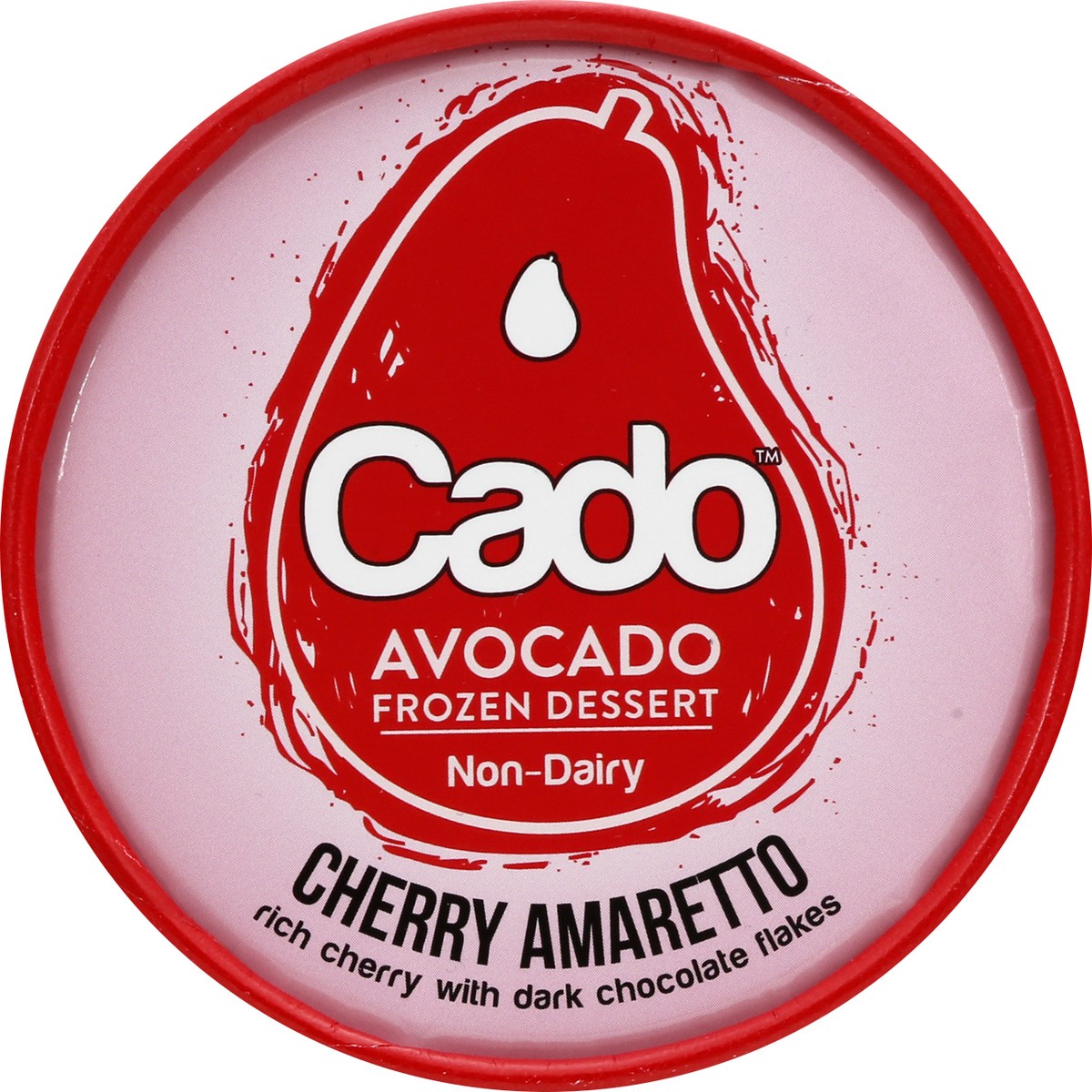 slide 2 of 10, Cado Non-Dairy Cherry Amaretto Avocado Frozen Dessert 1 pt, 1 pint