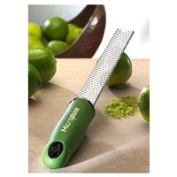 slide 3 of 9, Microplane Premium Zester/Grater-Red/Green/Black, 1 ct