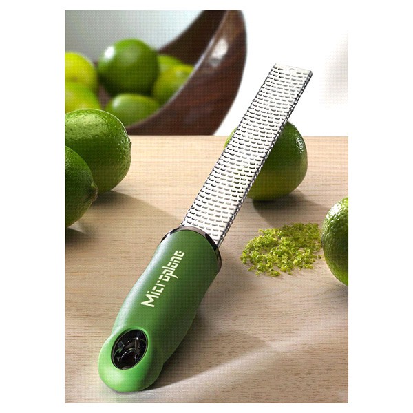 slide 4 of 9, Microplane Premium Zester/Grater-Red/Green/Black, 1 ct