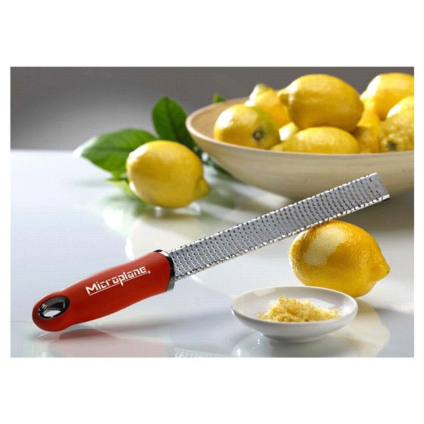 slide 8 of 9, Microplane Premium Zester/Grater-Red/Green/Black, 1 ct