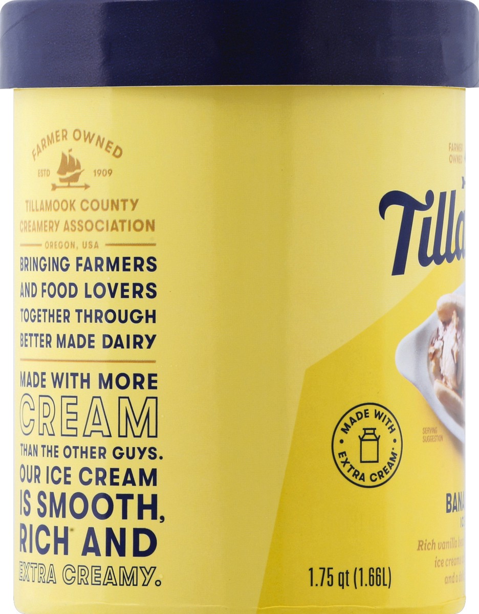 slide 3 of 6, Tillamook Banana Split Ice Cream, 1.75 qt