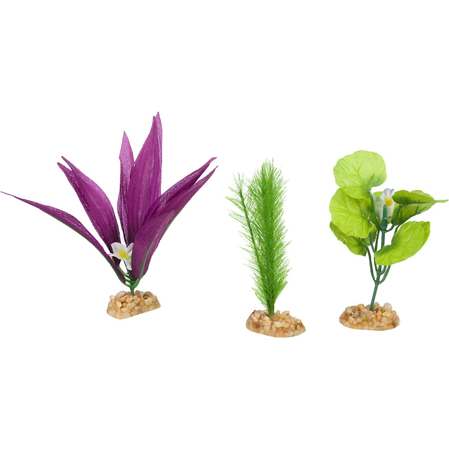 slide 1 of 1, Imagitarium Foreground Multi-Pack Silk Aquarium Plants Small/Medium, 1 ct