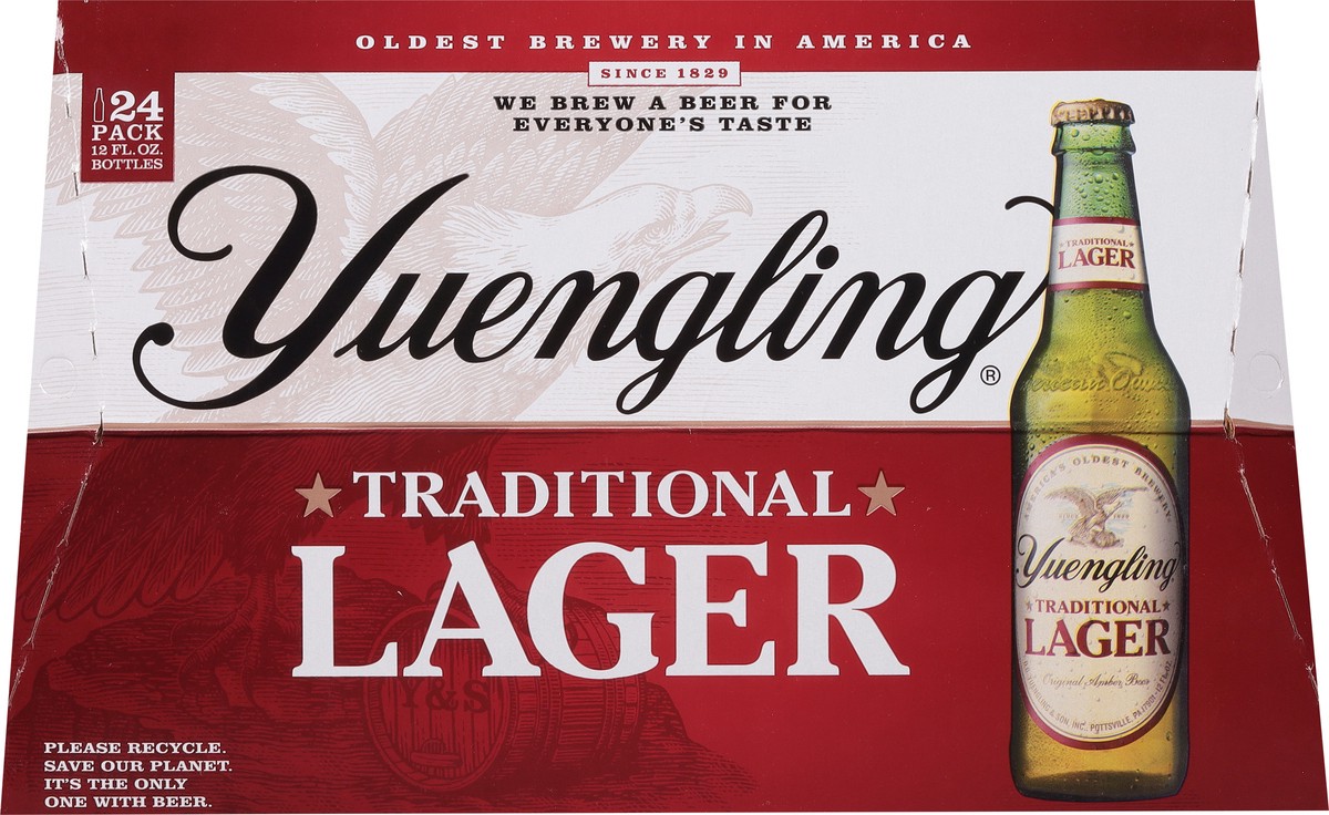 slide 5 of 9, Yuengling Traditional Lager Beer 24 - 12 fl oz Bottles, 24 ct; 12 fl oz