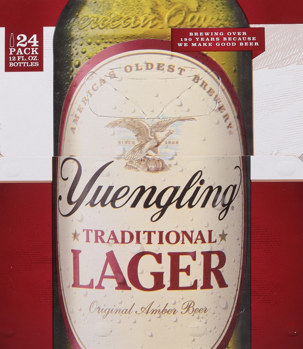 slide 7 of 9, Yuengling Traditional Lager Beer 24 - 12 fl oz Bottles, 24 ct; 12 fl oz