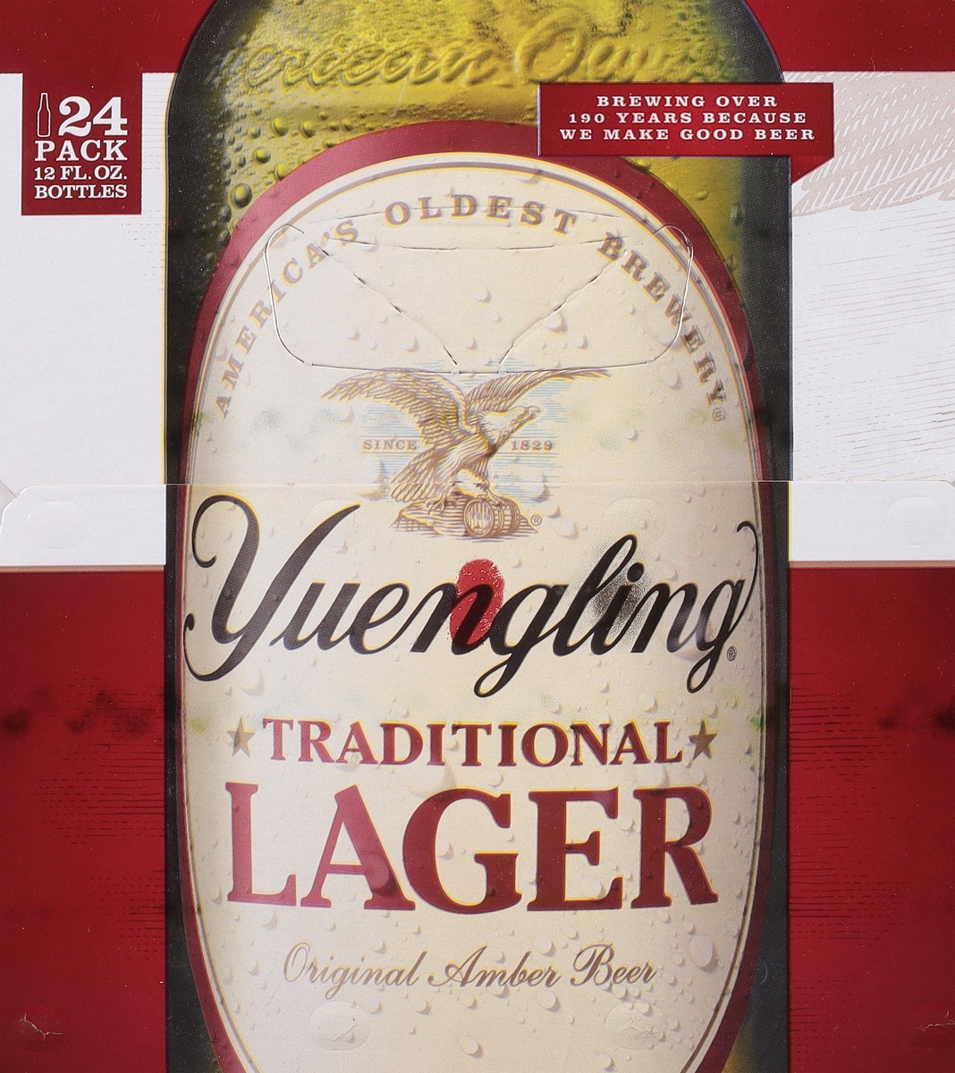 slide 9 of 9, Yuengling Traditional Lager Beer 24 - 12 fl oz Bottles, 24 ct; 12 fl oz