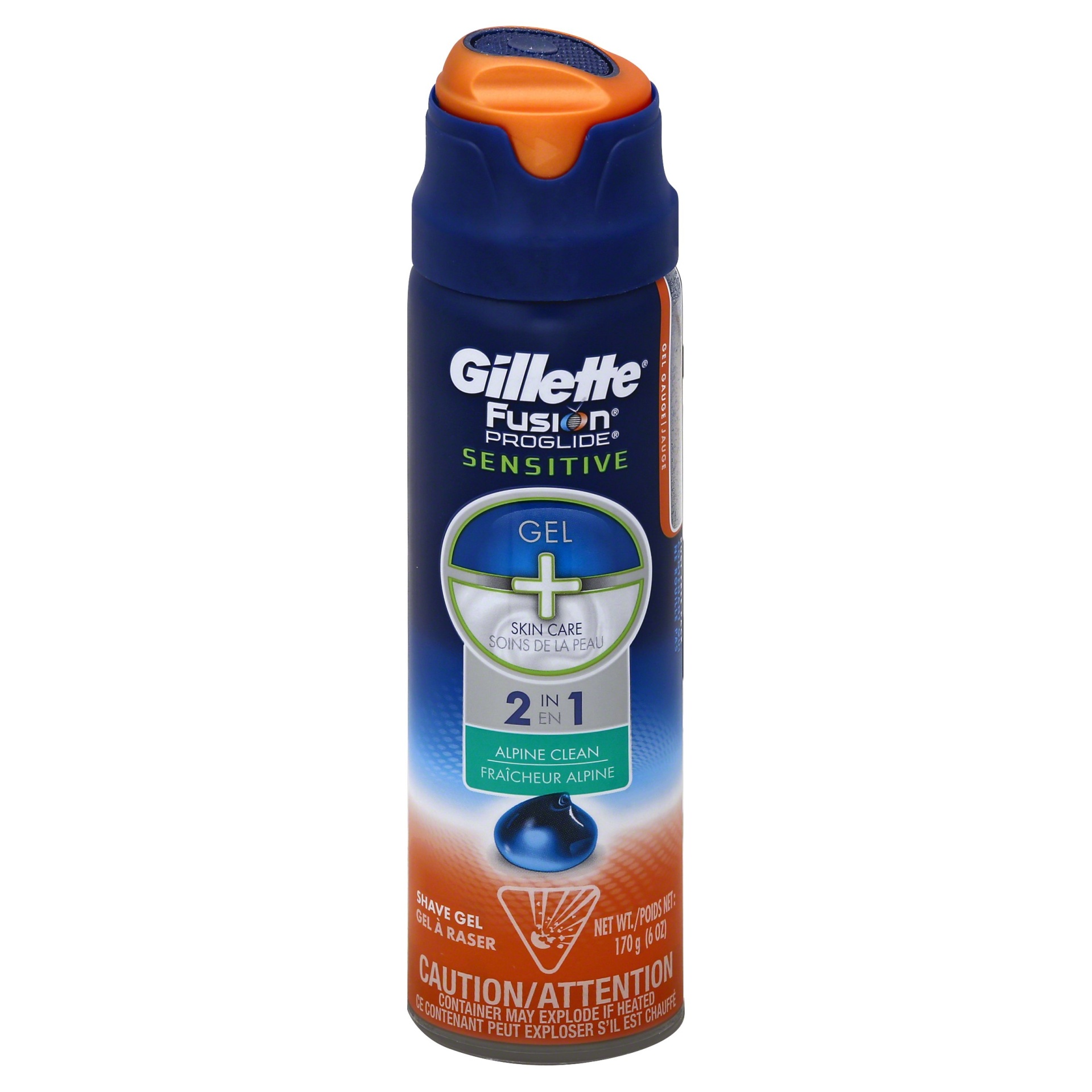 Gillette Fusion Proglide Sensitive Gel 2 In 1