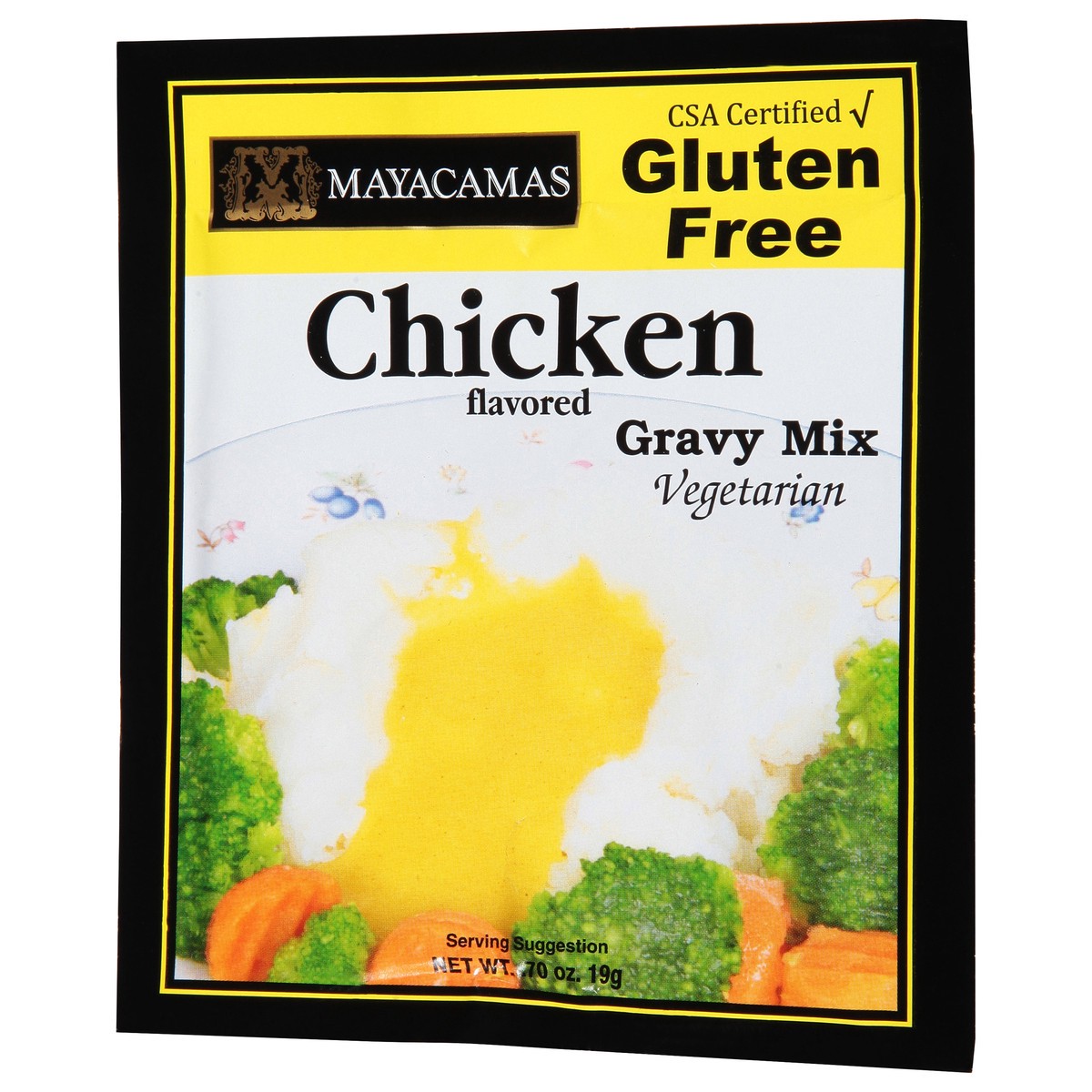 slide 7 of 9, Mayacamas Gluten Free Vegetarian Chicken Flavored Gravy Mix 0.70 oz, 0.7 oz