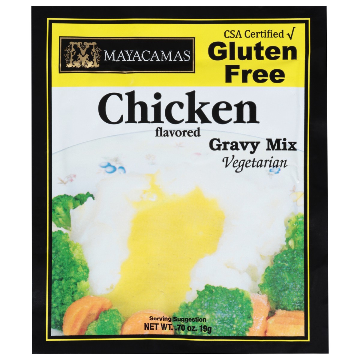 slide 1 of 9, Mayacamas Gluten Free Vegetarian Chicken Flavored Gravy Mix 0.70 oz, 0.7 oz