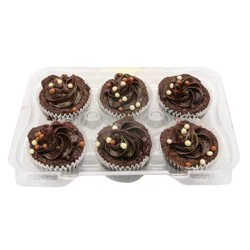 Brownie Double Chocolate Cookie Cupcakes, 6 ct