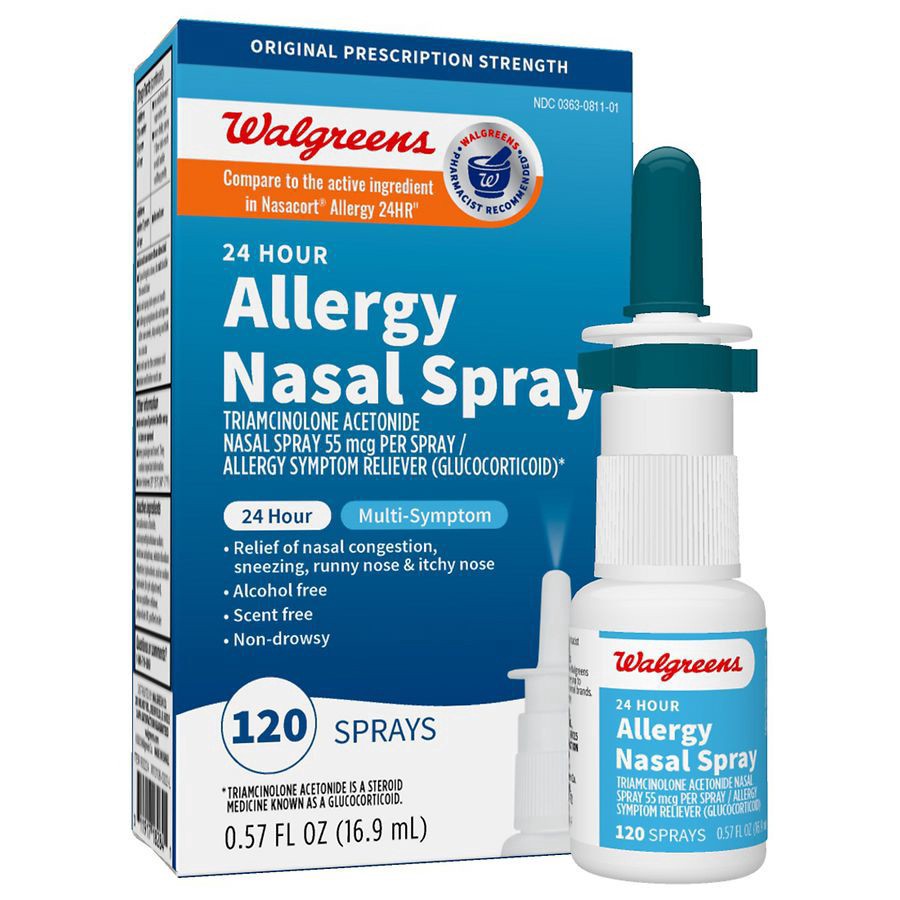 slide 2 of 5, Walgreens 24 Hour Multi-Symptom Allergy Nasal Spray, 0.57 fl oz